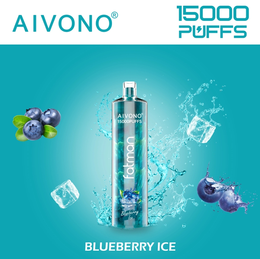 Aivono FATMAN 15000 Puffs: Владетелят на вкусовете с вкус на боровинков лед